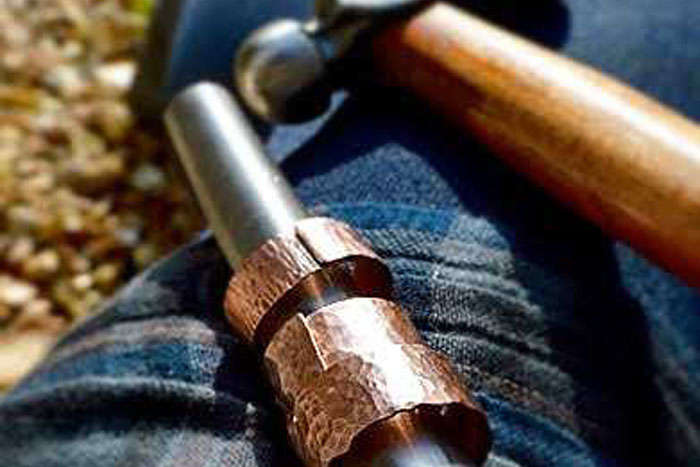 Recycled Copper Ring Making