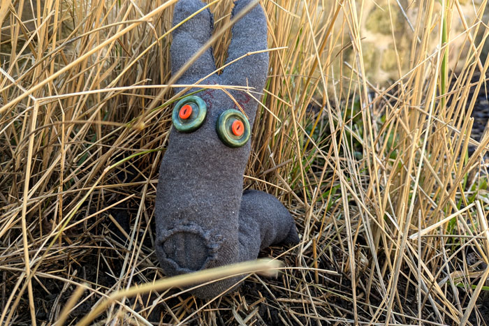 The Upcycled Sock Monster!