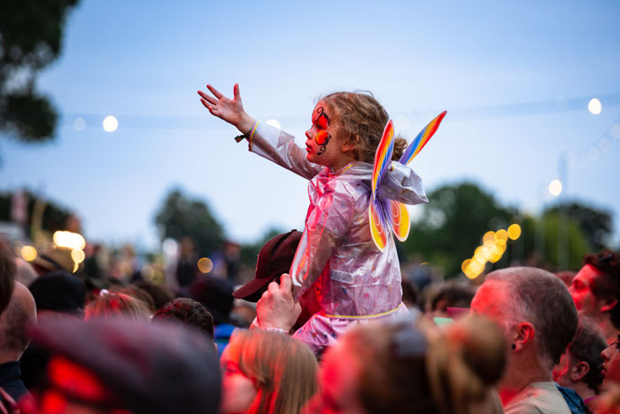 Girl in audience at Deer Shed show