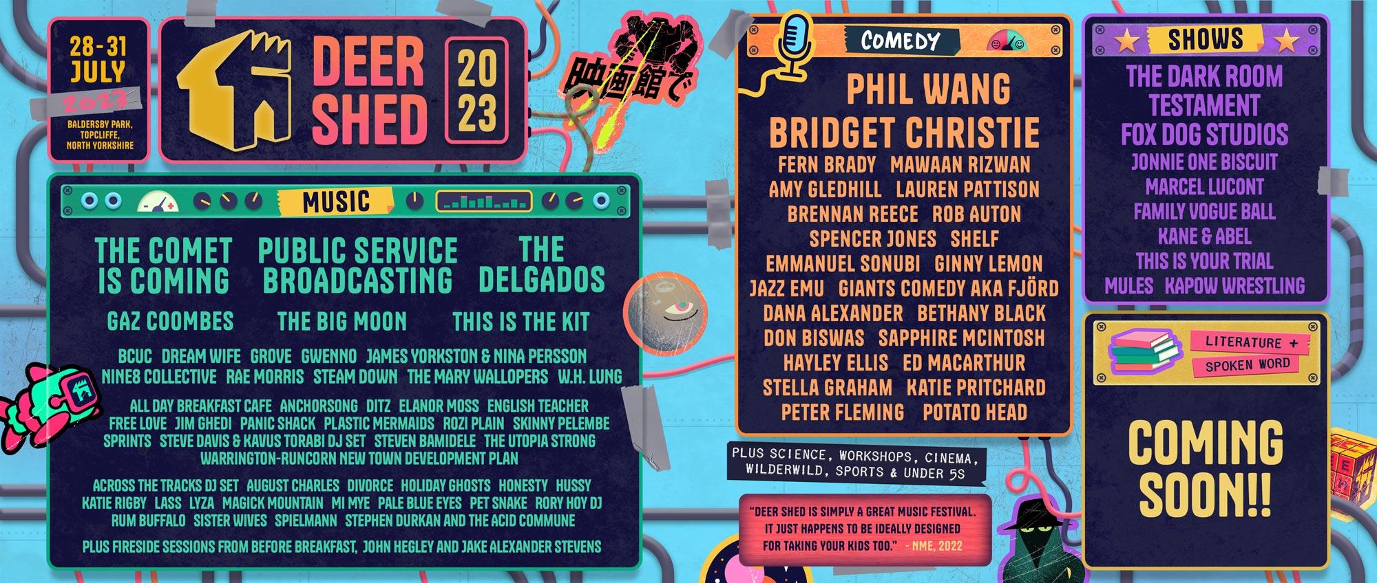 Line up poster
