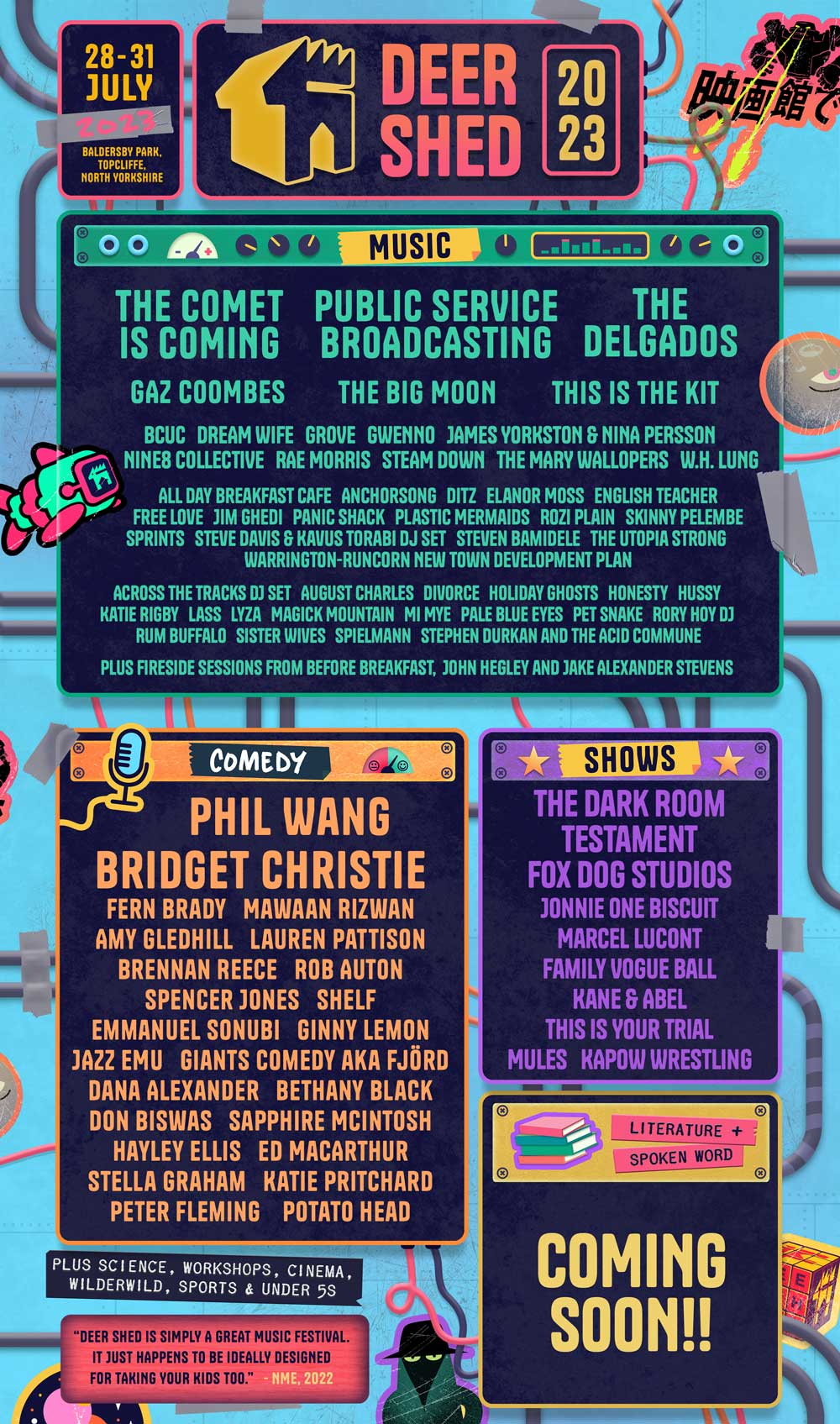 Line up poster